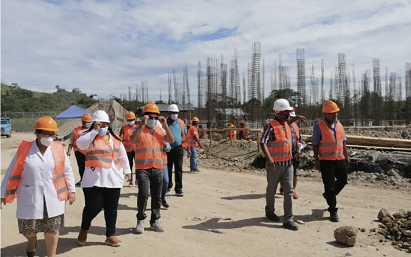Avanza construcción del Hospital Primario Mina El Limón 