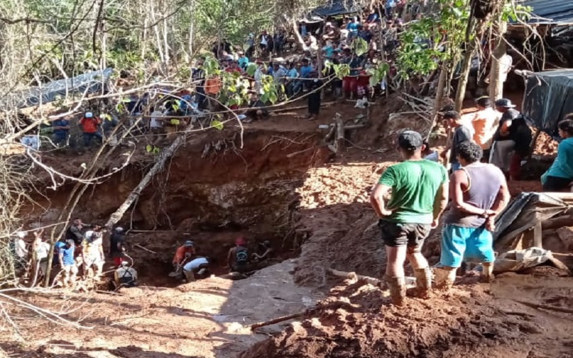 El SINAPRED informa sobre las labores de rescate realizadas en mina artesanal en Río San Juan