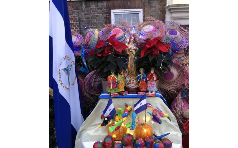 Embajada de Nicaragua en Londres celebra La Purísima