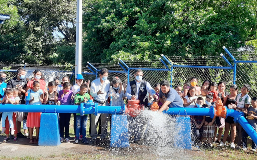 Inauguran nuevo pozo de agua potable Los Rugama, en Managua