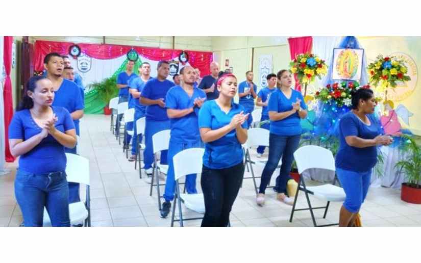 Transmiten misa virtual en centros penales de Nicaragua 