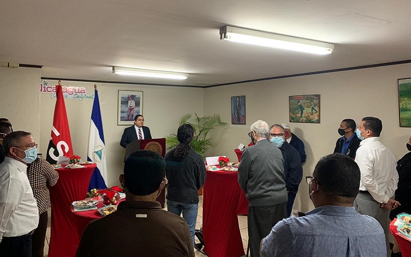 Embajada de Nicaragua en Costa Rica realiza actividad de Navidad y Año Nuevo