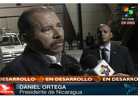 Presidente Daniel arriba a Caracas para juramentación de Nicolás Maduro
