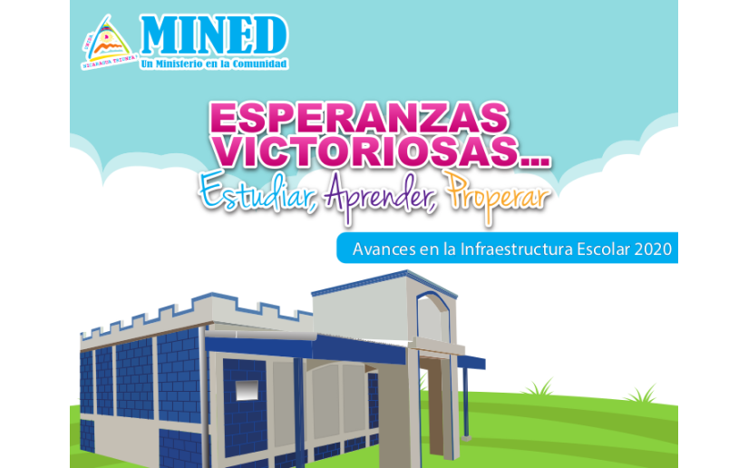 Presentan avances en la infraestructura escolar en Nicaragua durante el 2020