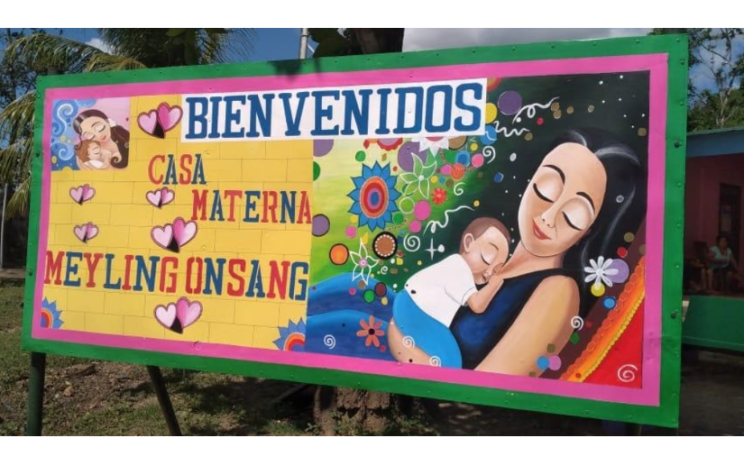 Inauguración de mejoramiento de la Casa Materna Municipal en Rosita