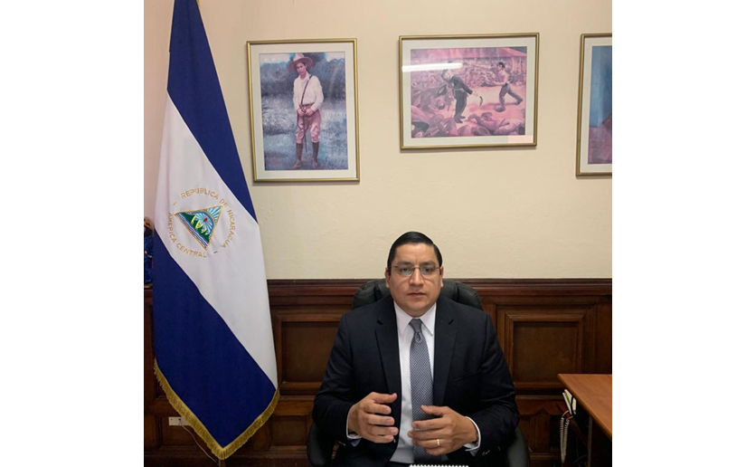 Embajador de Nicaragua en reunión con el Ministro del Deporte y la Recreación de Costa Rica