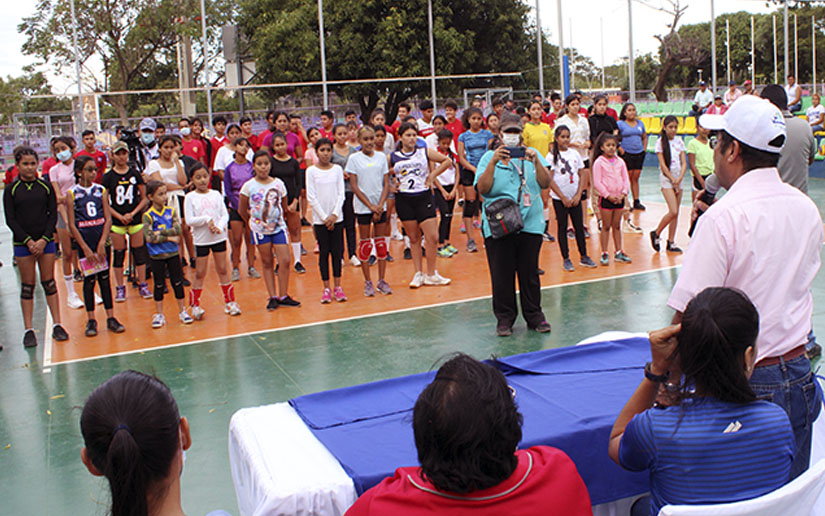 Inician clases de la Academia de Voleibol de la Alcaldía de Managua