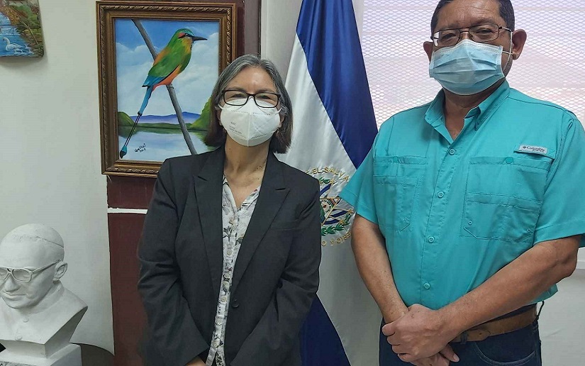 Embajador de Nicaragua visita Alcaldía de Mejicanos en El Salvador