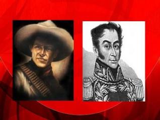 Bolívar y Sandino con Venezuela en el lado correcto de la Historia
