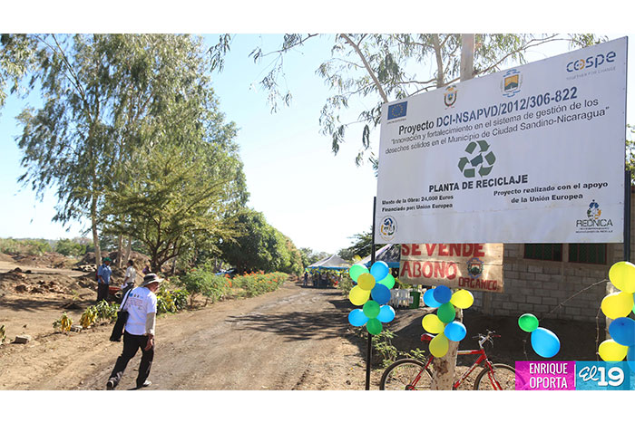 Inauguran planta de reciclaje en Ciudad Sandino
