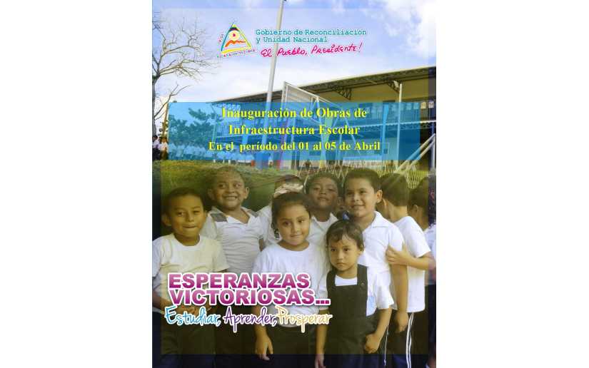 Así avanza la ejecución de proyectos de infraestructura escolar en Nicaragua