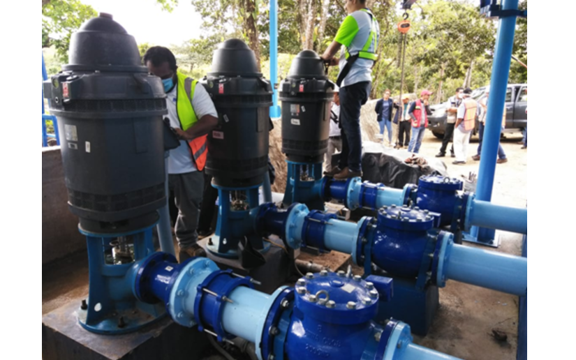 Finaliza ampliación y mejoramiento del Sistema de Agua Potable en Santo Tomás 