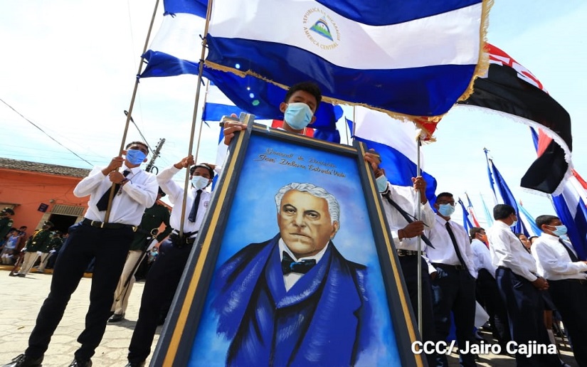 Nandaime rinde homenaje al Héroe Nacional General José Dolores Estrada
