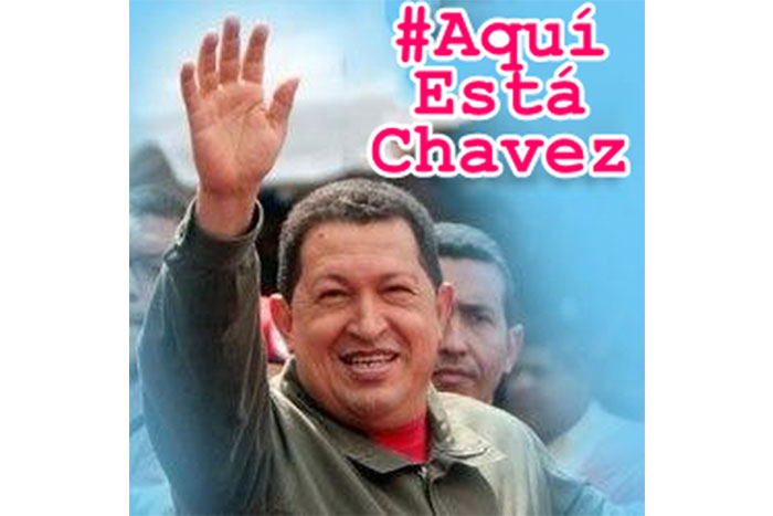 Nicaragua inicia Marcha Virtual #AquíEstáChávez
