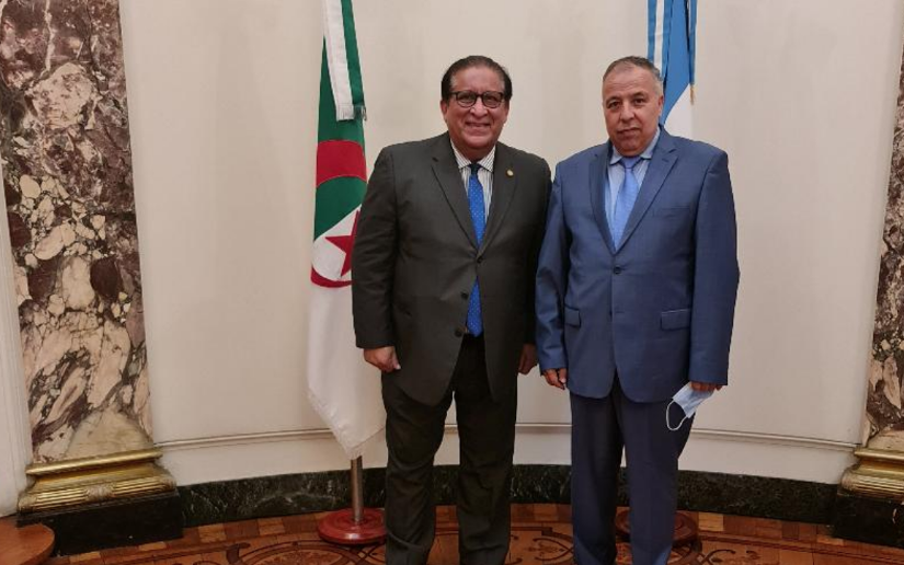 Nicaragua y Argelia reunidos en sus misiones en Argentina