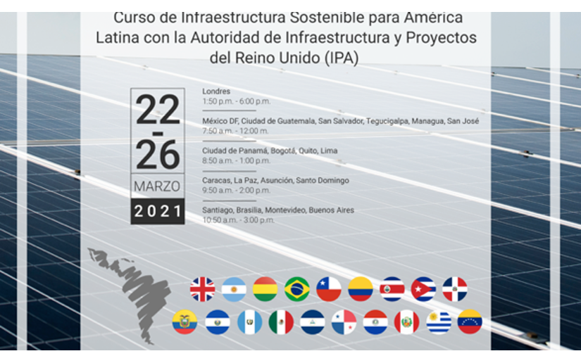  Primer curso británico latinoamericano sobre Infraestructura sostenible