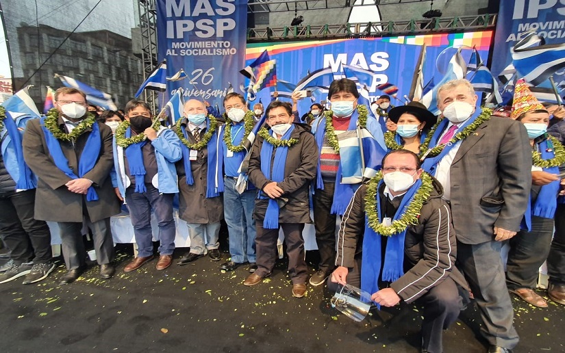 Conmemoración del 26 Aniversario del MAS-IPSP en Bolivia