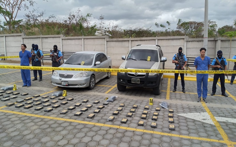 Policía Nacional ocupa cocaína valorada en más de 1 millón 948 mil dólares en Sébaco, Matagalpa   