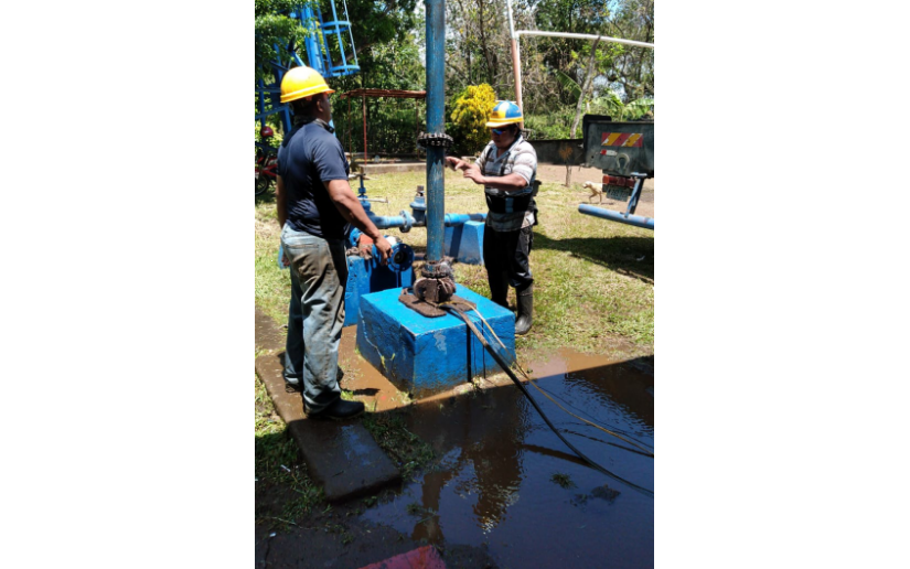 Concluye rehabilitación del sistema de agua potable en El Comején, Masaya