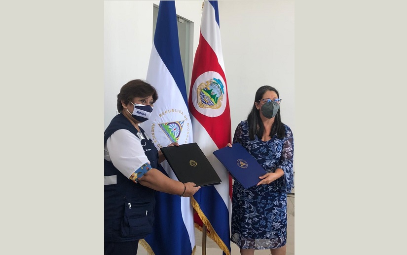 Nicaragua y Costa Rica firman Acuerdo  Binacional para la Eliminación de la Malaria