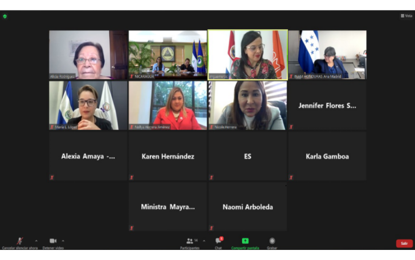Reunión de ministras de la mujer de Centroamérica y República Dominicana