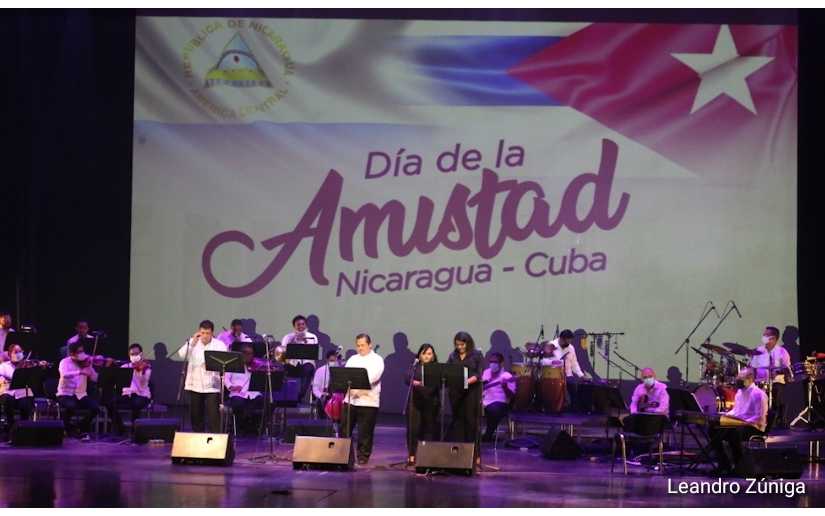 Celebran Día de la Amistad Nicaragua-Cuba en el Teatro Nacional Rubén Darío