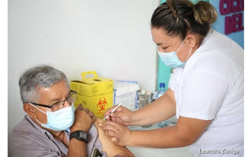 Continúa vacunación voluntaria contra la Covid-19 en el departamento de Managua