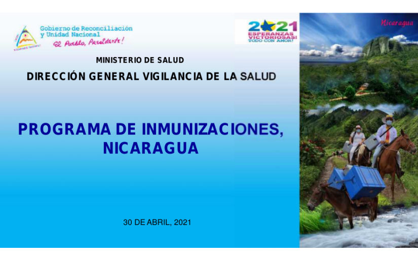 Conozca el Programa Nacional de Inmunizaciones en Nicaragua