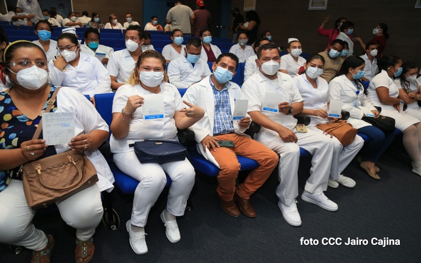 Nicaragua inicia vacunación contra la Covid-19 a los trabajadores de la salud