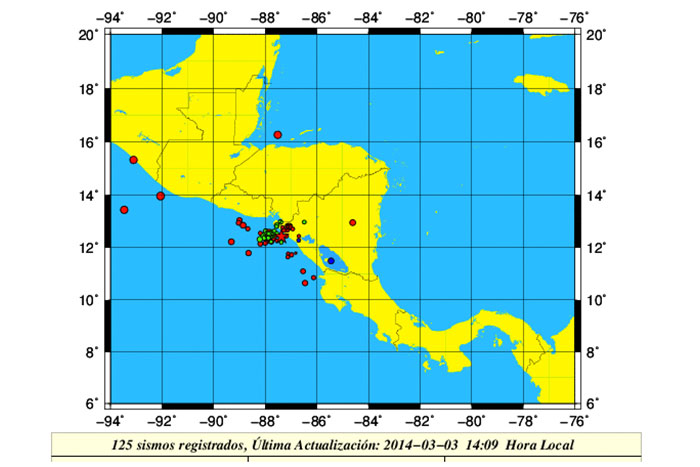 Nicaragua permanece vigilante ante eventualidades sísmicas