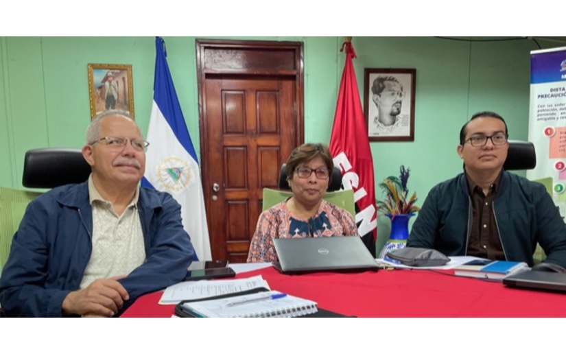 Autoridades sanitarias de Nicaragua presentes en reunión informativa de la OMS sobre la Covid-19