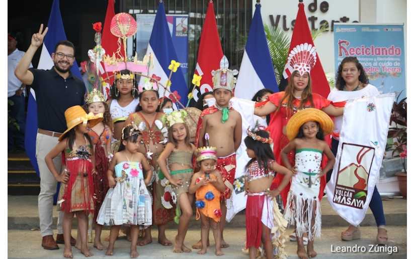 Celebran Tercera Edición de la Feria Nacional de Reciclaje en el Volcán Masaya