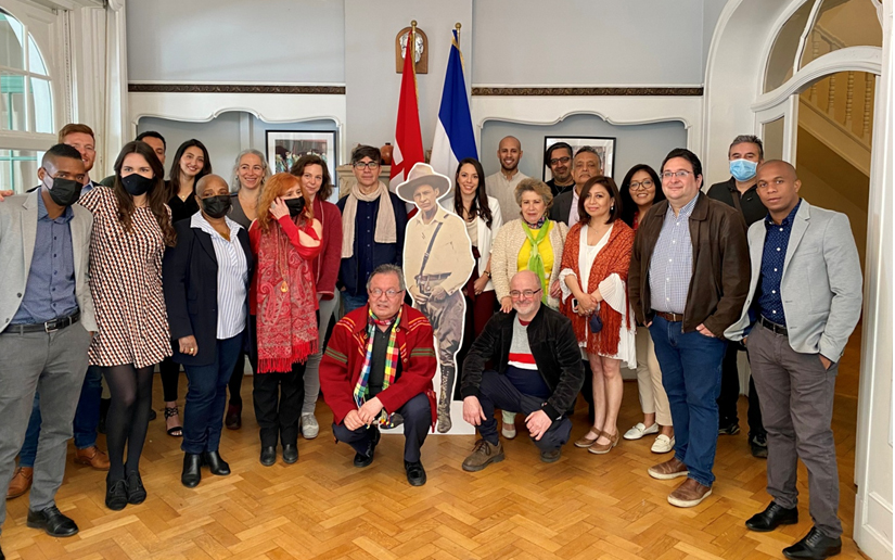 Celebran los 126 Aniversario del Natalicio del General Augusto C. Sandino en Bélgica