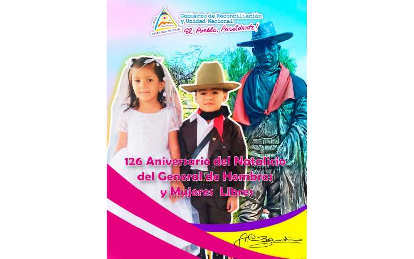 Así celebró la comunidad educativa el 126 aniversario del natalicio del General Sandino