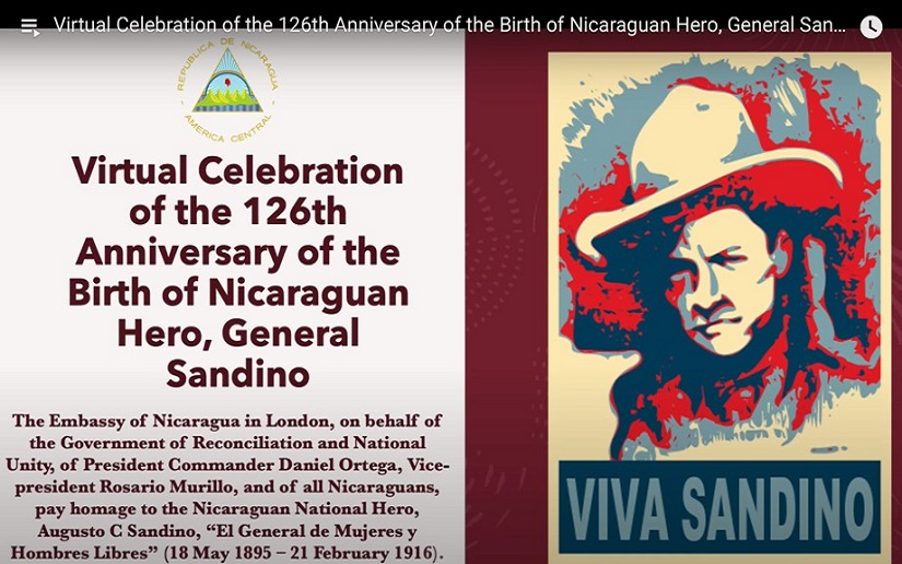 Embajada en Reino Unido conmemoró los 126 años del General de Hombres y Mujeres Libres