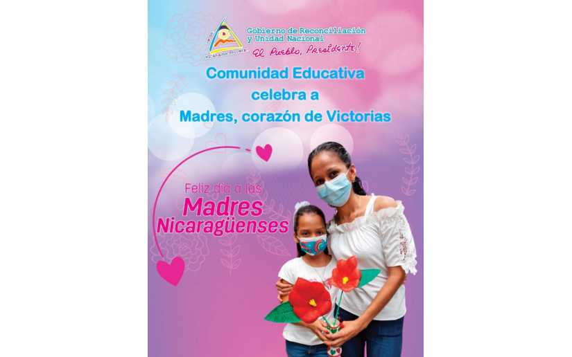 Comunidad educativa celebró a las madres nicaragüenses