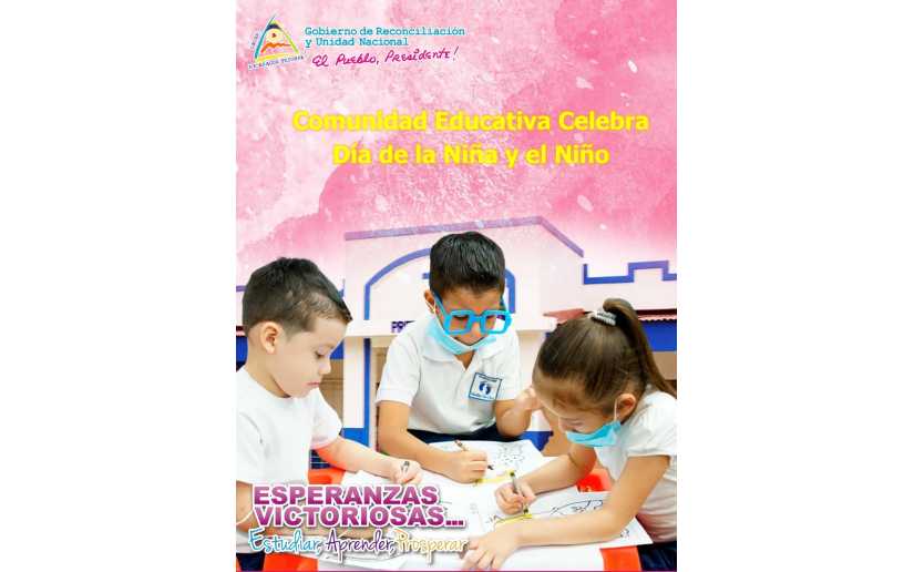 Comunidad Educativa celebra Día de la Niña y el Niño