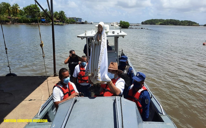 Distrito Naval Caribe realizó cobertura y traslado de la Virgen Peregrina de Fátima