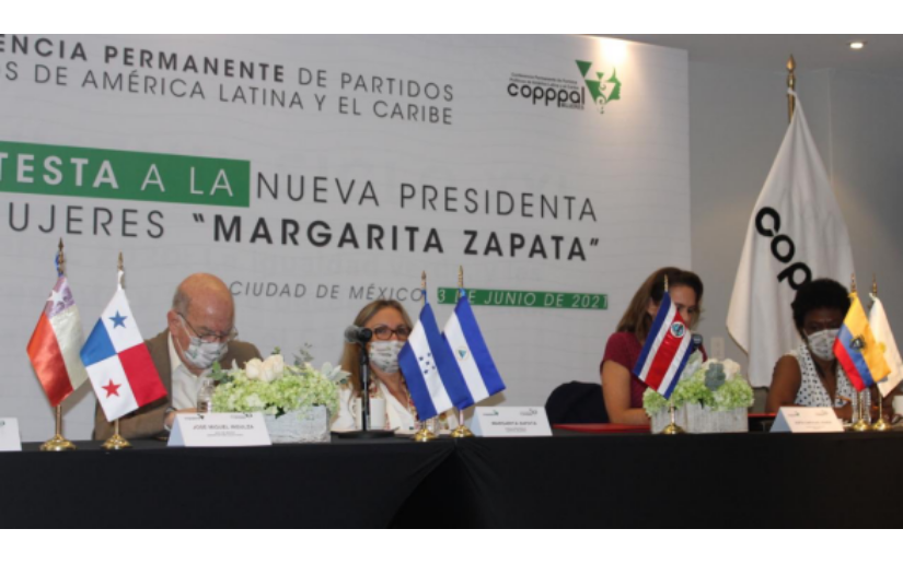 Nicaragua asume presidencia de la Copppal Mujeres en México