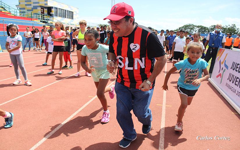 Alcaldía de Managua inaugura juegos juveniles de atletismo