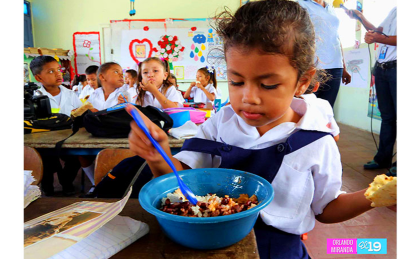 Gobierno de Nicaragua anuncia nueva distribución de merienda escolar