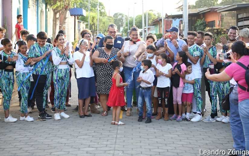 Inauguran revestimiento de calles del municipio de Ciudad Sandino