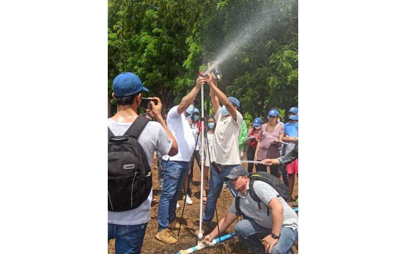 Jóvenes y adultos en Nicaragua, amantes del campo, se preparan a través del técnico superior en tecnología de riego