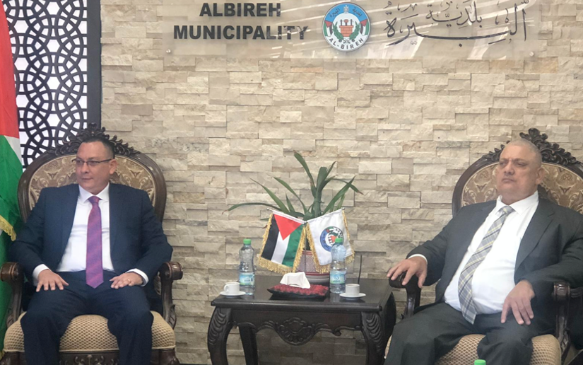 Delegación de Nicaragua visita la Alcaldía de Al-Bireh de Palestina