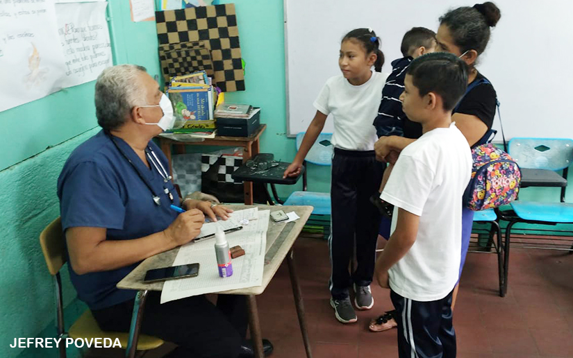 Familias reciben atención de calidad en jornada médica del barrio Ciudadela Nicaragua