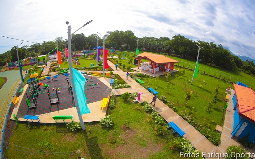 Inauguran en Chichigalpa, a 42 años de su liberación, el parque familiar más grande de Chinandega