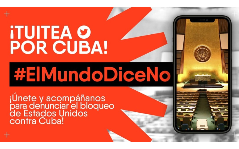 El Mundo dice No al Bloqueo contra Cuba