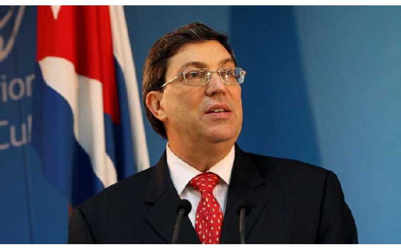 Canciller de Cuba: “Exigimos el cese del bloqueo económico por ser ilegal y anacrónico”