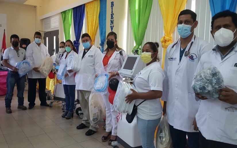 Hospital de Boaco recibe ventiladores universales