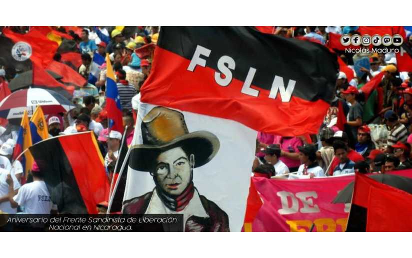 Presidente Nicolás Maduro saluda el 60 aniversario de la fundación del FSLN